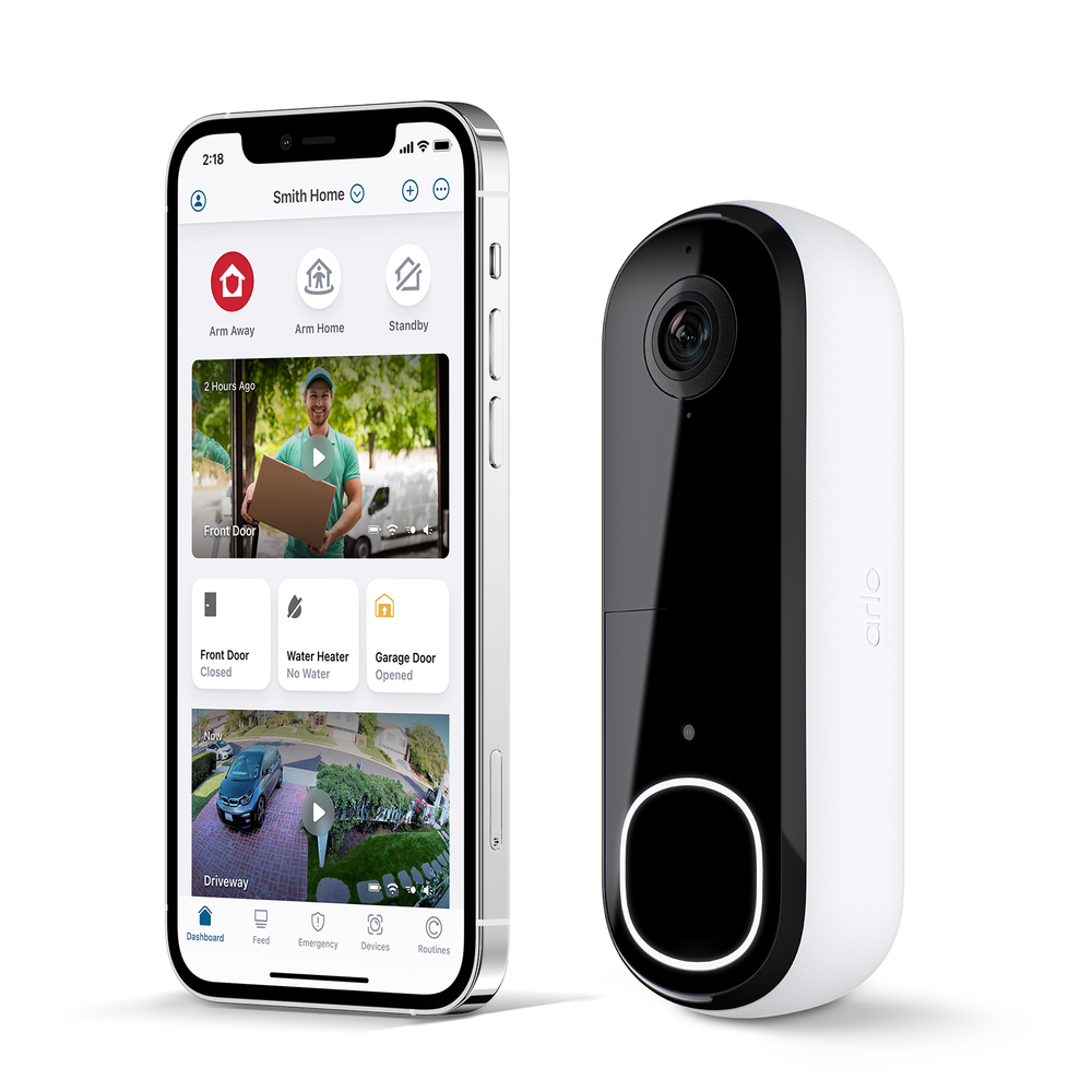 arlo wired video doorbell