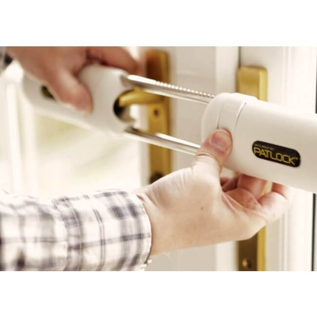 french door security lock