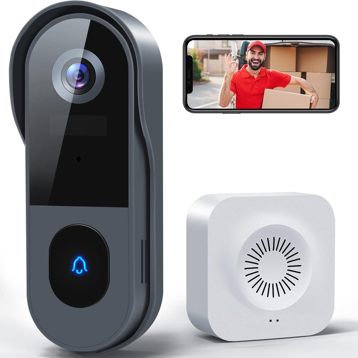 smart wifi doorbell camera