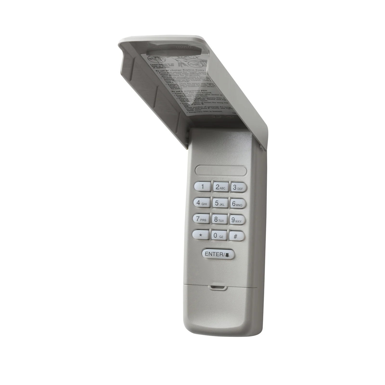 garage door opener keypad