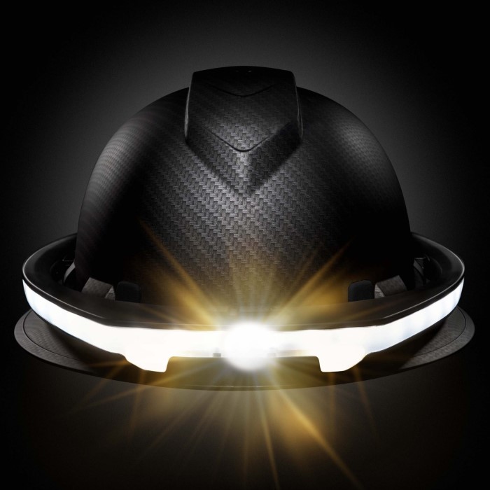 hard hats should be made of fiberglass or