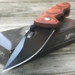 wood handle pocket knife