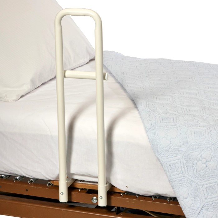 under mattress bed rail