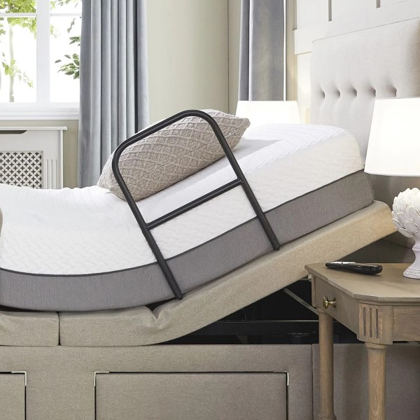 bed rail for adjustable bed