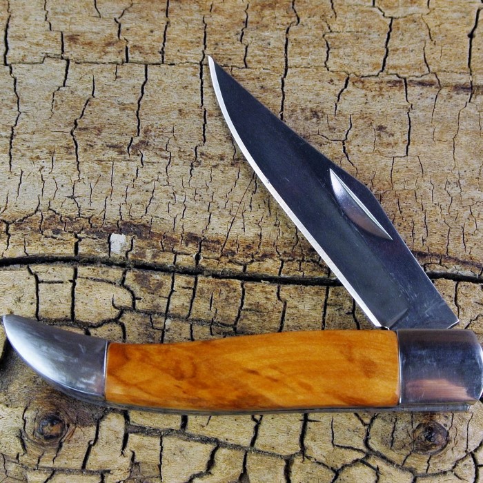 wood handle pocket knife