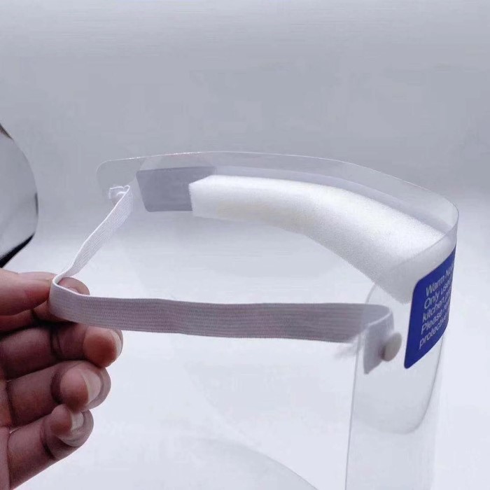 plastic face shield