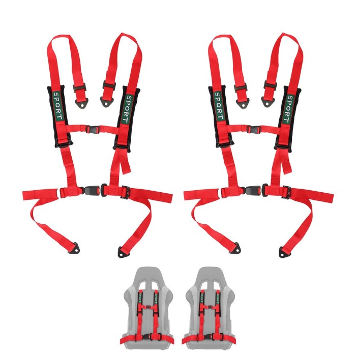 4 point harness seat belt