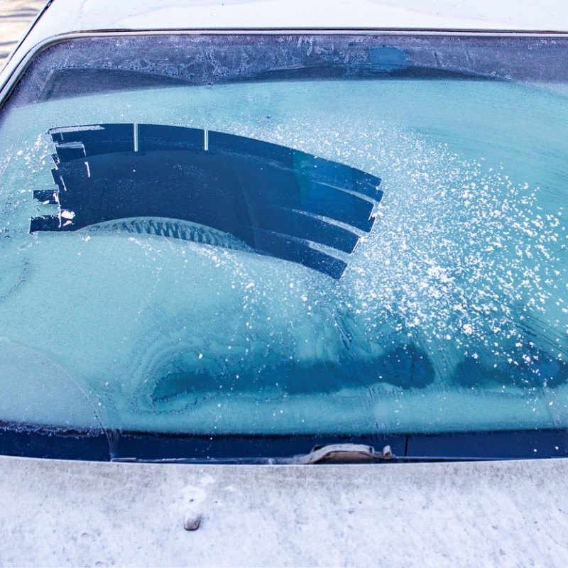 how to get ice off windshield without scraper