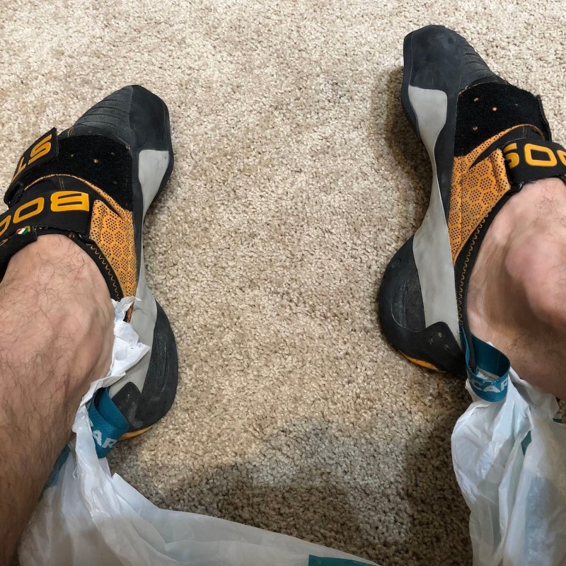 how tight should climbing shoes be