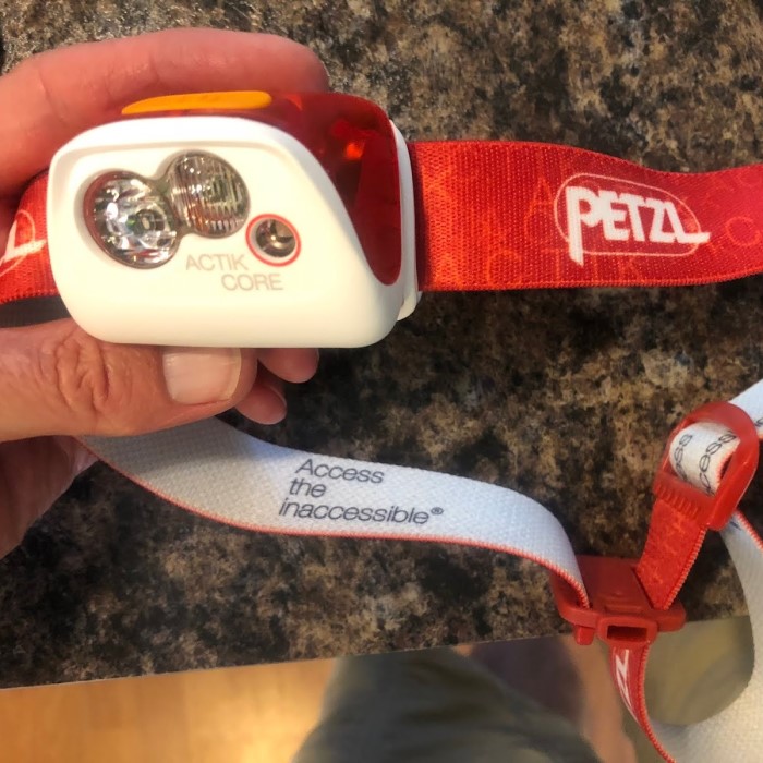 petzl actik core headlamp