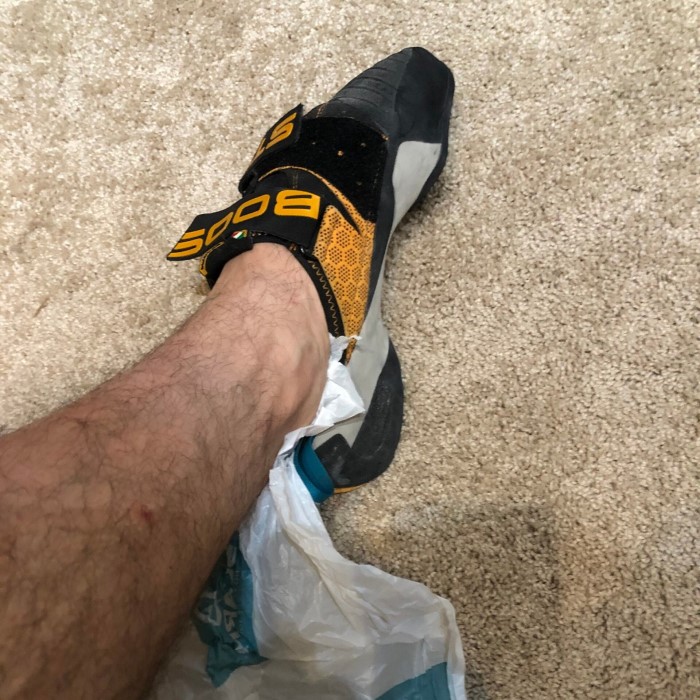 how tight should climbing shoes be