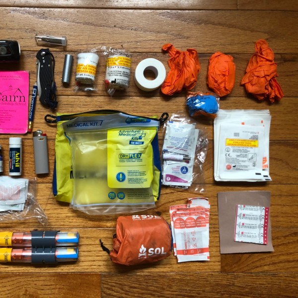 backpacking first aid kit