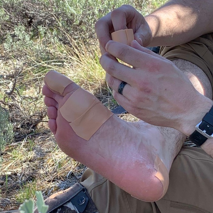 leukotape for blisters