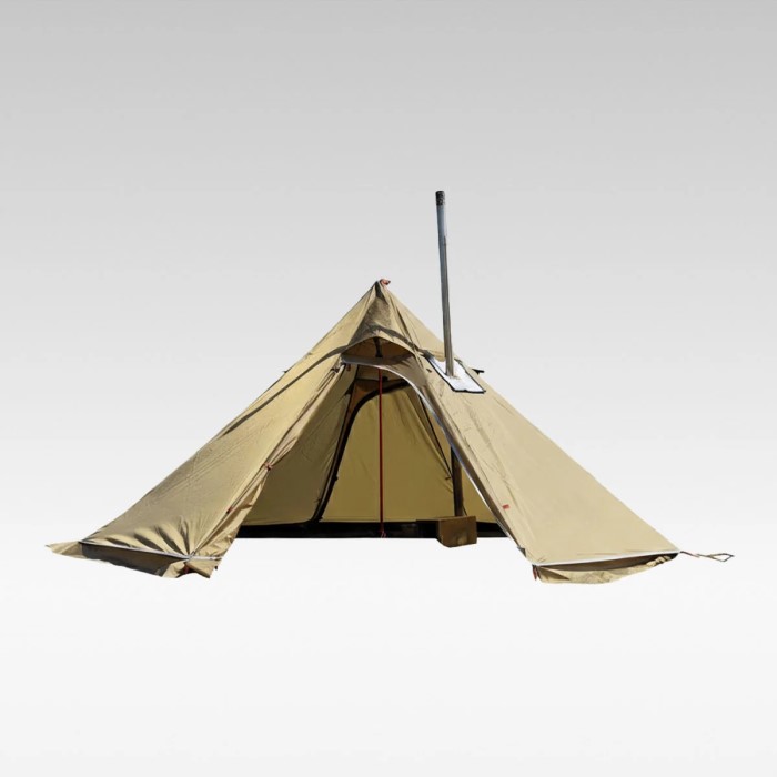 hot tent camping