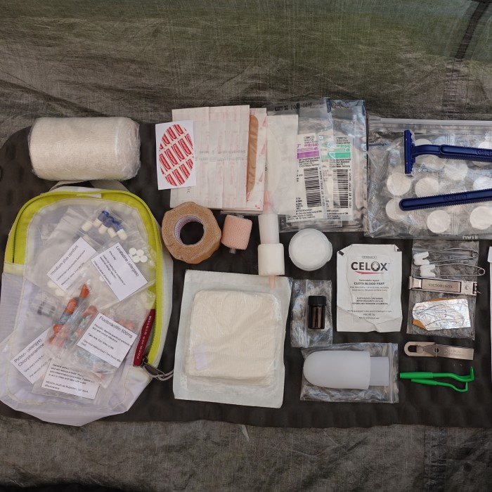 backpacking first aid kit