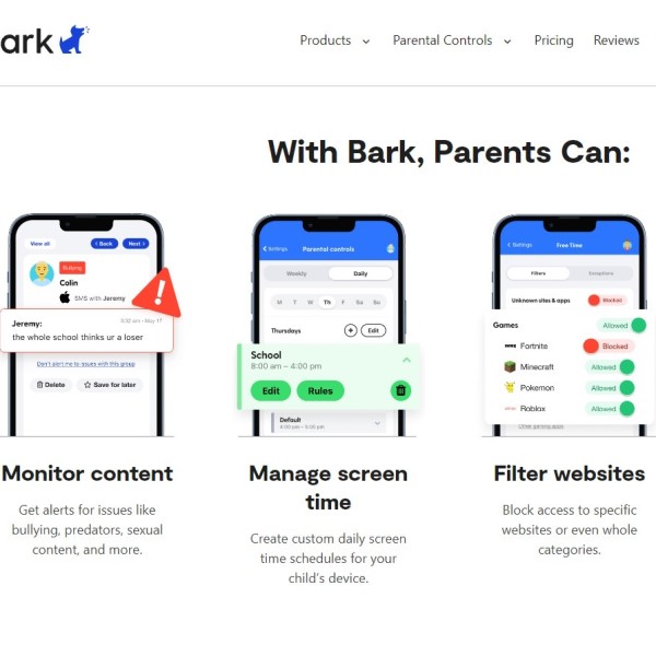 bark parental control reviews