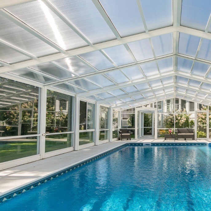 cheap diy pool enclosure